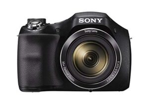sony cyber-shot dsc-h300 20.1 mp digital camera – black (renewed)