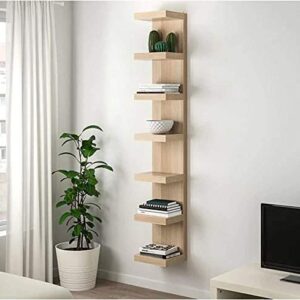 Lack IKEA Wall Shelf Unit,White Stained Oak Effect: Looks Like Wood [12" x 75"]