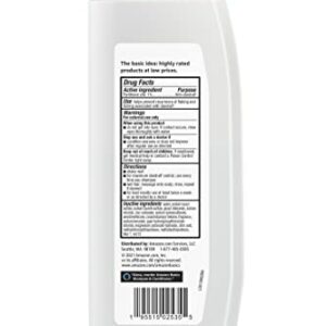 Amazon Basics 2-in-1 Dandruff Shampoo and Conditioner for Men, Smooth Spice Scent, 14.2 Fluid Ounces, Pack of 6