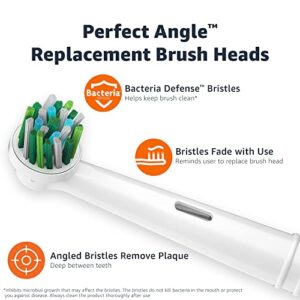 Amazon Basics Perfect Angle Replacement Brush Heads, 3 Count, 1-Pack