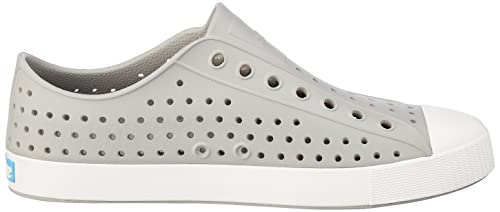 Native Shoes, Jefferson, Lightweight Sneaker for Adults, Pigeon Grey/Shell White, 9 M US Women/7 M US Men