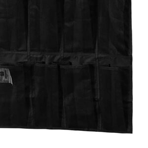 Amazon Basics Over the Door Organizer with 24 Pockets - Black