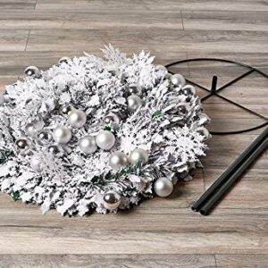 Sharper Image Pop-Up 6Ft. White Flocked Christmas Tree