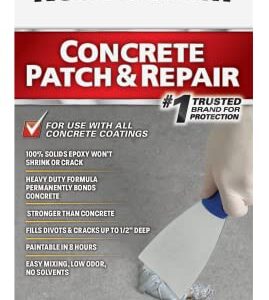 Rust-Oleum 301012 Concrete Patch & Repair, 24 oz, Gray