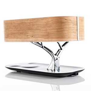 Sharper Image Bonsai Bluetooth Speaker Lamp with Wireless Charging Pad