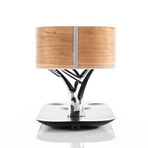 Sharper Image Bonsai Bluetooth Speaker Lamp with Wireless Charging Pad