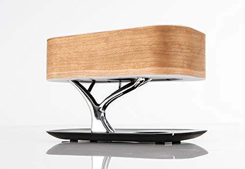 Sharper Image Bonsai Bluetooth Speaker Lamp with Wireless Charging Pad