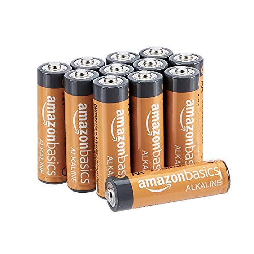 Amazon Basics 12 Pack AA Alkaline Batteries - Blister Packaging