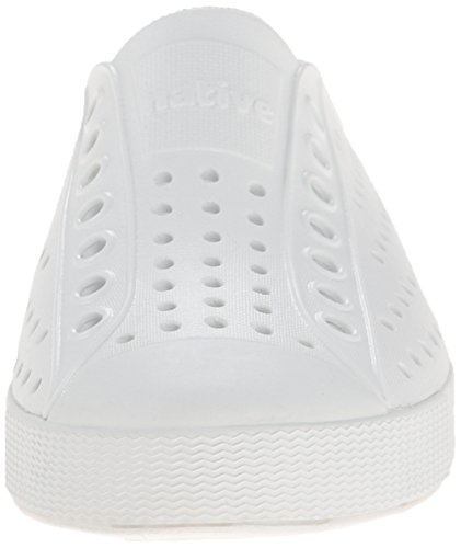 Native Shoes, Jefferson, Lightweight Sneaker for Adults, Shell White/Shell White, 5 M US Women/3 M US Men