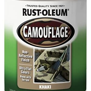 Rust-Oleum 379562 Specialty Camouflage Paint, Quart, Flat Khaki