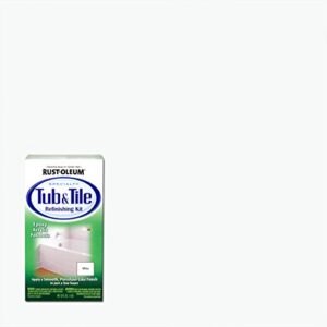 Rust-Oleum 7860519 Acrylic Tub And Tile Refinishing 2-Part Kit, White, 32 Fl Oz (Pack of 1)