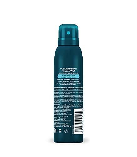 Jason Ocean Minerals and Eucalyptus Dry Spray Deodorant 3.2 oz Aerosol