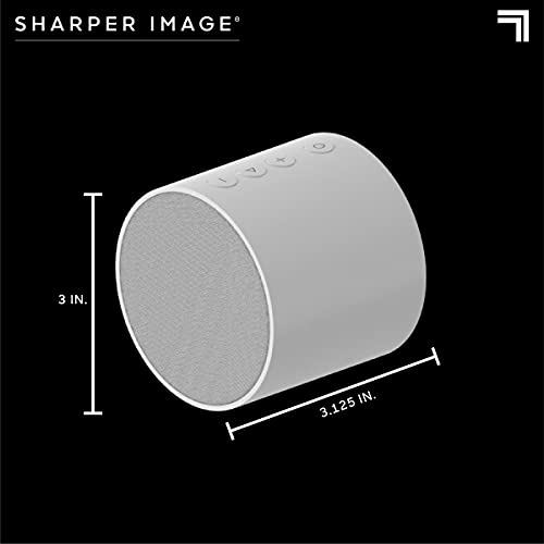 Sharper Image Spastudio Shower Speaker Waterproof + Bluetooth, Magnetic Mount, IPX7 Waterproofing with Premium Sound Quality, USB-C Rechargeable Battery, Compatible with SpaStudio Shower Caddy Line