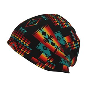 native american winter knit hats for men women indian hat soft warm unisex skull cap knit beanie