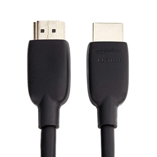 Amazon Basics High-Speed HDMI Cable (48Gbps, 8K/60Hz ) - 3 Feet, Black