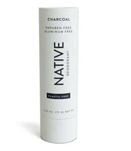 native plastic free charcoal deodorant – 2.65oz