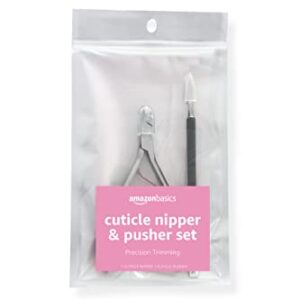 Amazon Basics Cuticle Nipper and Pusher Set