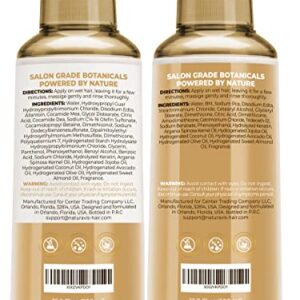 Shampoo and Conditioner Set Coconut Oil and Jojoba - Sulfate and Paraben Free Intense Moisturizing Treatment - For Hydrating Your Scalp and Restoring Dry and Damaged Hair