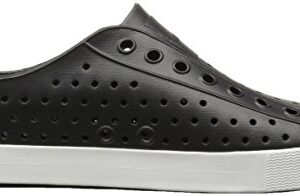 Native Shoes, Jefferson, Lightweight Sneaker for Adults, Jiffy Black/Shell White, 8 M US Women/6 M US Men