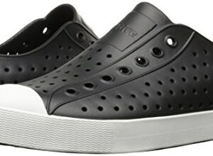 Native Shoes, Jefferson, Lightweight Sneaker for Adults, Jiffy Black/Shell White, 8 M US Women/6 M US Men