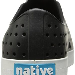 Native Shoes, Jefferson, Lightweight Sneaker for Adults, Jiffy Black/Shell White, 8 M US Women/6 M US Men