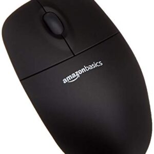 Amazon Basics USB Wired Computer Keyboard and Wired Mouse Bundle Pack