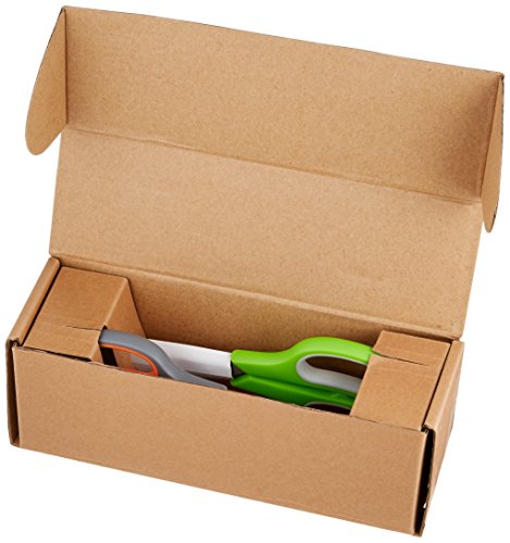 Amazon Basics Multipurpose, Comfort Grip, PVD coated, Stainless Steel Office Scissors - Pack of 2