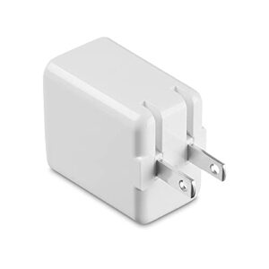 AmazonBasics 12W One-Port USB-A Wall Charger (2.4 Amp) for Phones (iPhone 13/12/11/X, Samsung, and more) - White (2-Pack)