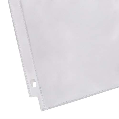 Amazon Basics Clear Sheet Protector for 3 Ring Binder, 8.5" x 11" - 500-Pack