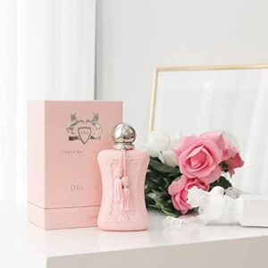 PARFUMS DE MARLY - Delina - 2.5 Fl Oz - Parfum for Women - Top notes Rhubarb, Lychee, Bergamot Essence - Heart notes Turkish Rose, Peony, Vanilla -Base notes Cashmeran, Musk, Vetiver - 75ml