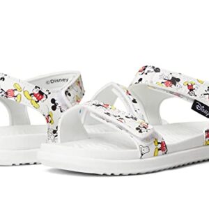 Native Shoes Girl's Charley Disney Print (Little Kid) Shell White/Shell White/Mickey All Over Print 11 Little Kid M