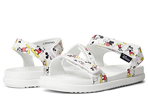 Native Shoes Girl's Charley Disney Print (Little Kid) Shell White/Shell White/Mickey All Over Print 11 Little Kid M