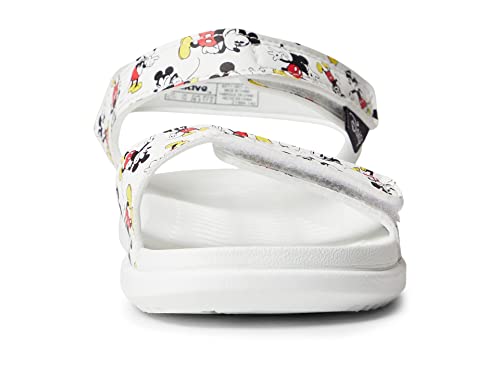 Native Shoes Girl's Charley Disney Print (Little Kid) Shell White/Shell White/Mickey All Over Print 11 Little Kid M