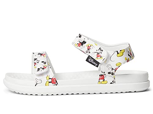 Native Shoes Girl's Charley Disney Print (Little Kid) Shell White/Shell White/Mickey All Over Print 11 Little Kid M