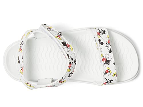 Native Shoes Girl's Charley Disney Print (Little Kid) Shell White/Shell White/Mickey All Over Print 11 Little Kid M