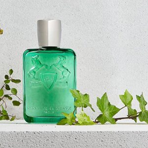 PARFUMS de MARLY - Greenley - 2.5 Fl Oz - Eau De Parfum for Men - Top Notes Sicilian Bergamot, Mandarin, Green Apple, Cashmere Wood - Heart Notes Cedarwood, Petitgrain, Violet, Pomarose - 75ml