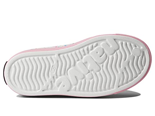 Native Shoes Jefferson Disney Print (Little Kid) Shell White/Princess Pink/Pastel Rad Confetti 13 Little Kid M