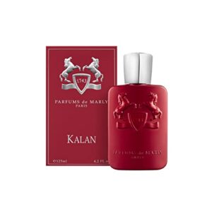 PARFUMS de MARLY - Kalan - 4.2 Fl Oz - Eau De Parfum for Men - Top notes Blood Orange, Black Pepper, Spices - Heart notes Lavender, Solar notes, Orange Blossom Absolute - Base notes Wood - 125ml