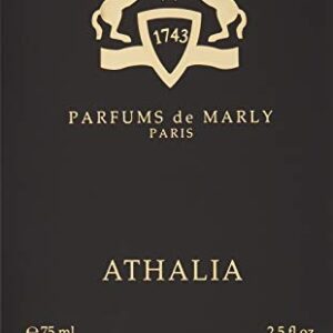 PARFUMS DE MARLY - Athalia - 2.5 Fl Oz - Parfum for Women - Top notes Bitter Orange, Incense - Heart notes Orange Blossom, Iris, Cashmeran - Base notes Musk, Vanilla, Amber  - 75ml