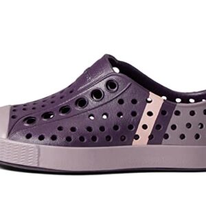 Native Shoes Girl's Jefferson Block (Little Kid/Big Kid) Cosmic Purple/Wildflower Purple/Wildflower Rose Block 1 Little Kid M