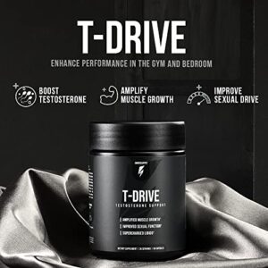 InnoSupps : T-Drive | Testosterone Booster | Amplify Muscle Growth | KSM-66 Ashwagandha, Boron, Fenugreek | 90 Capsules