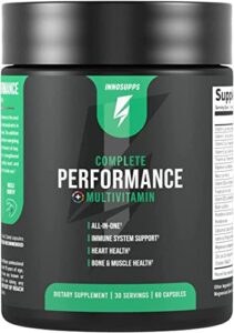 innosupps complete performance multivitamin | essential vitamins & minerals with senactiv for cellular regeneration and atp production