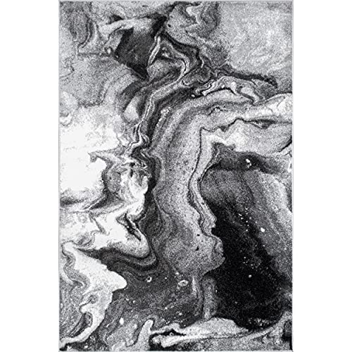 nuLOOM Remona Abstract Area Rug, 7' 6" x 9' 6", Grey