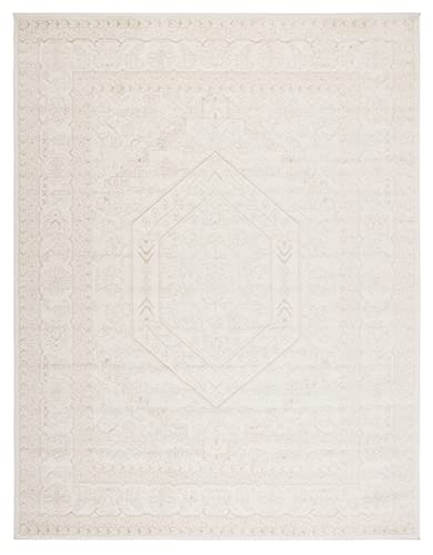 SAFAVIEH Adirondack Collection 6' x 9' Ivory/Beige ADR108E Oriental Medallion Non-Shedding Living Room Dining Bedroom Area Rug