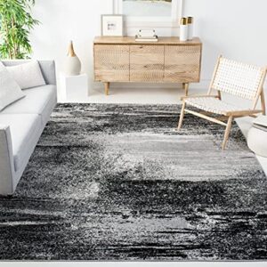 safavieh adirondack collection 8′ x 10′ silver / multi adr112g modern abstract non-shedding living room bedroom dining home office area rug
