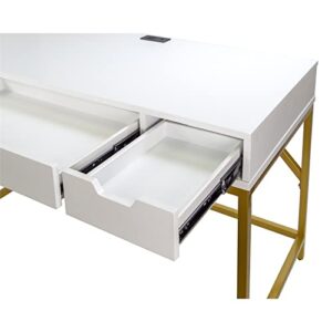 Martin Furniture Desk, White