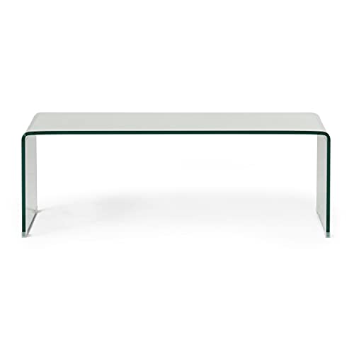 Christopher Knight Home Pazel 12mm Tempered Glass Coffee Table, Clear