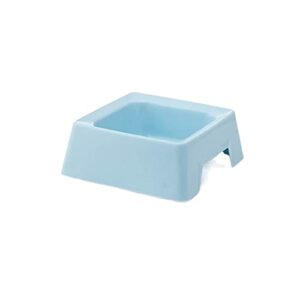 fuuie bowls for food and water bowl for dogs slow eating square shape feeder multi purpose puppy feeding water food drinking dishes non slip pet tableware (color : sky blue)