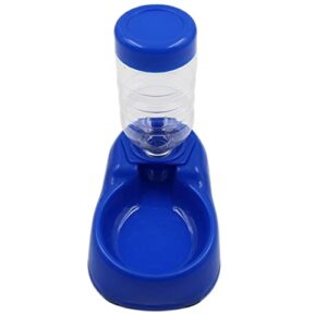 fuuie bowls for food and water automatic drinking bowl pet drinking device (color : blue, size : 22cm)