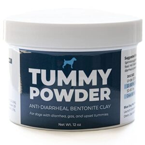 tummy powder for dogs and cats | anti-diarrheal bentonite clay powder | gas relief | stool firmer | detox | anti-diarrhea | calcium and other minerals | natural from the earth | by blue dog pet
